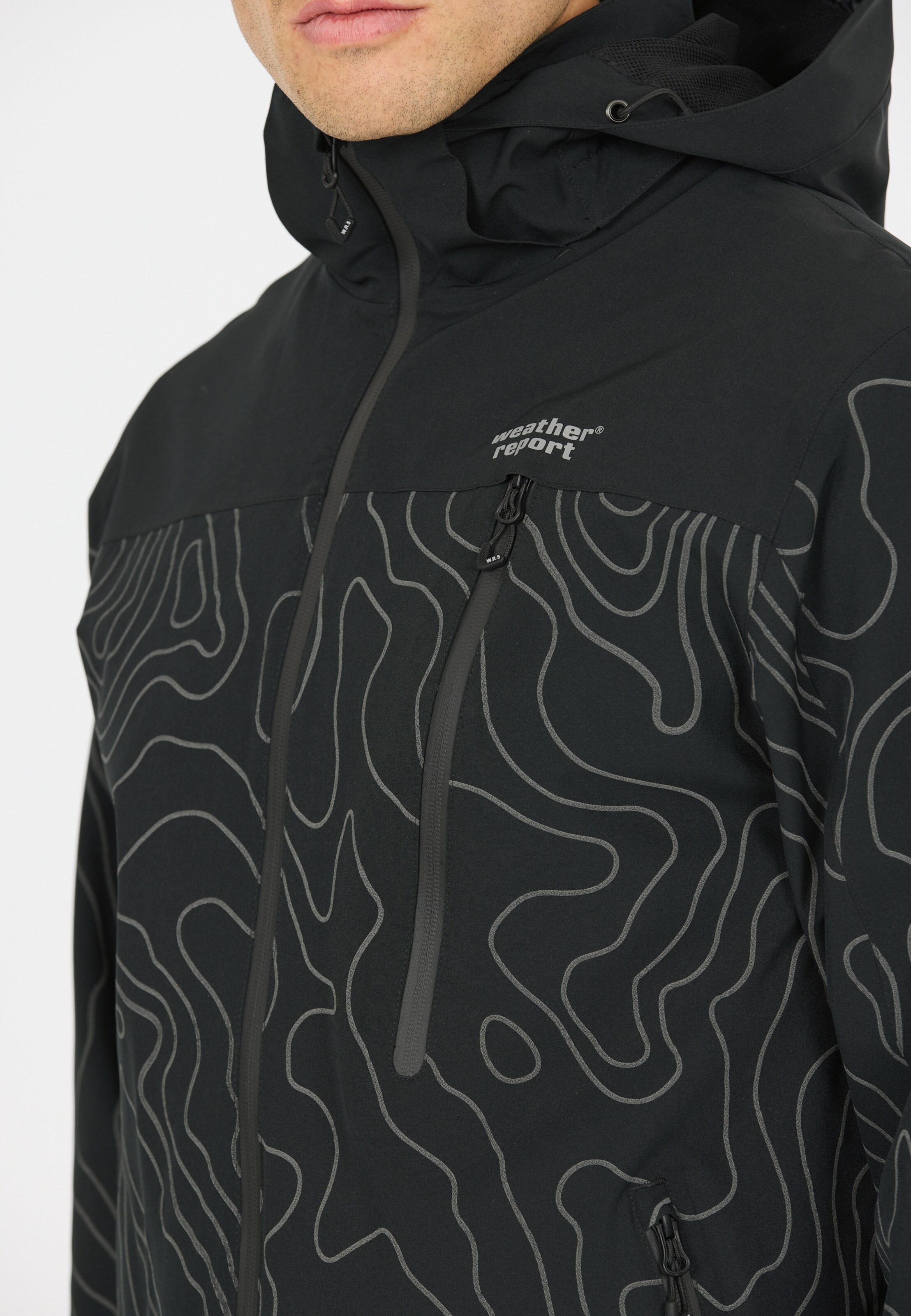 Weather Report Weatherproof jacket 'Delton' in Blue