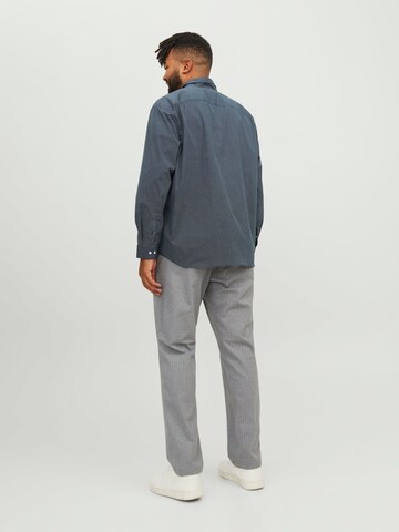 Jack & Jones Plus Comfort fit Zakelijk overhemd in Blauw