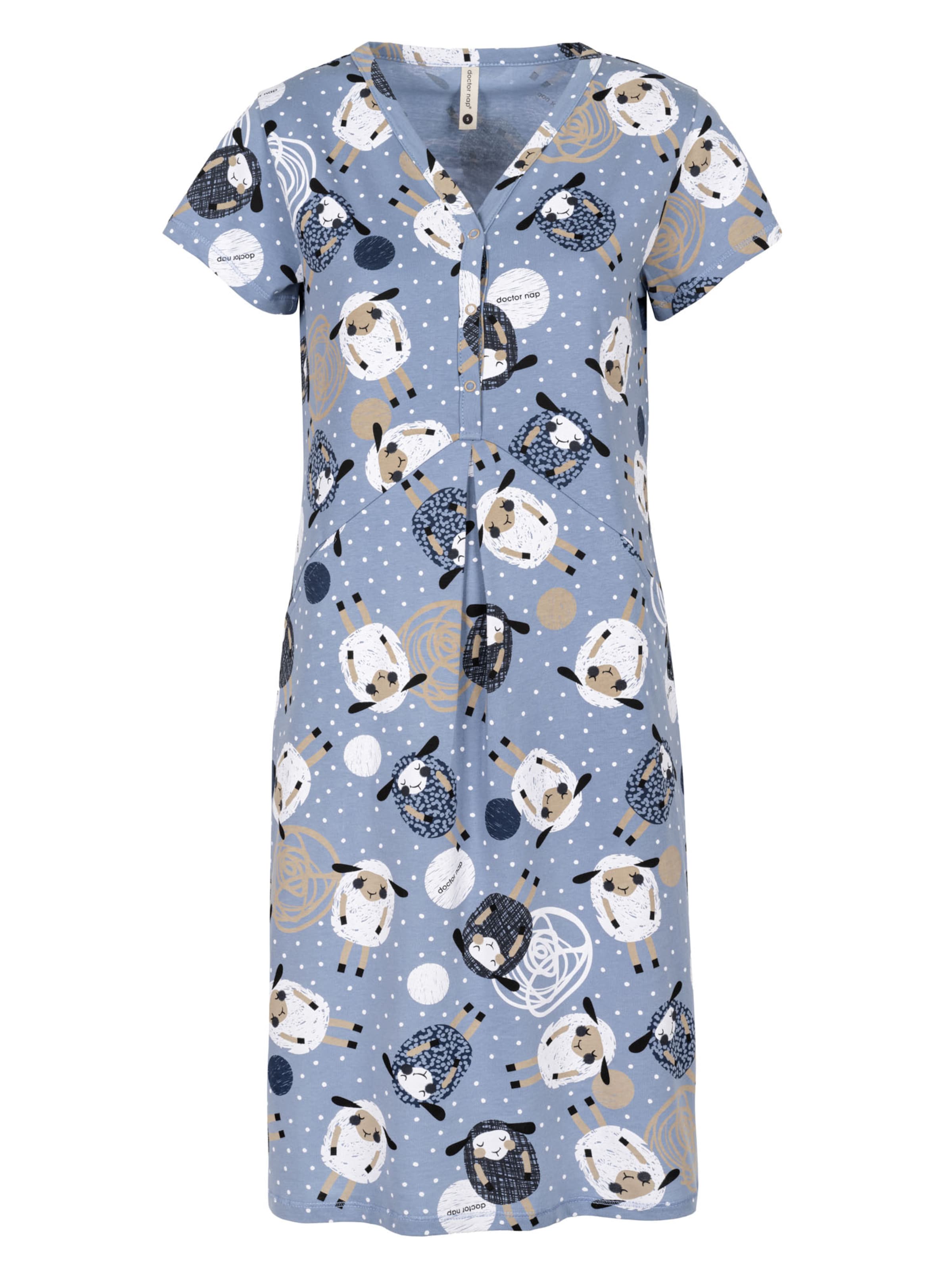 Doctor nap Nightgown in Grey: front