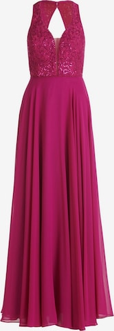 Vera Mont Abendkleid mit Pailletten in Pink: predná strana