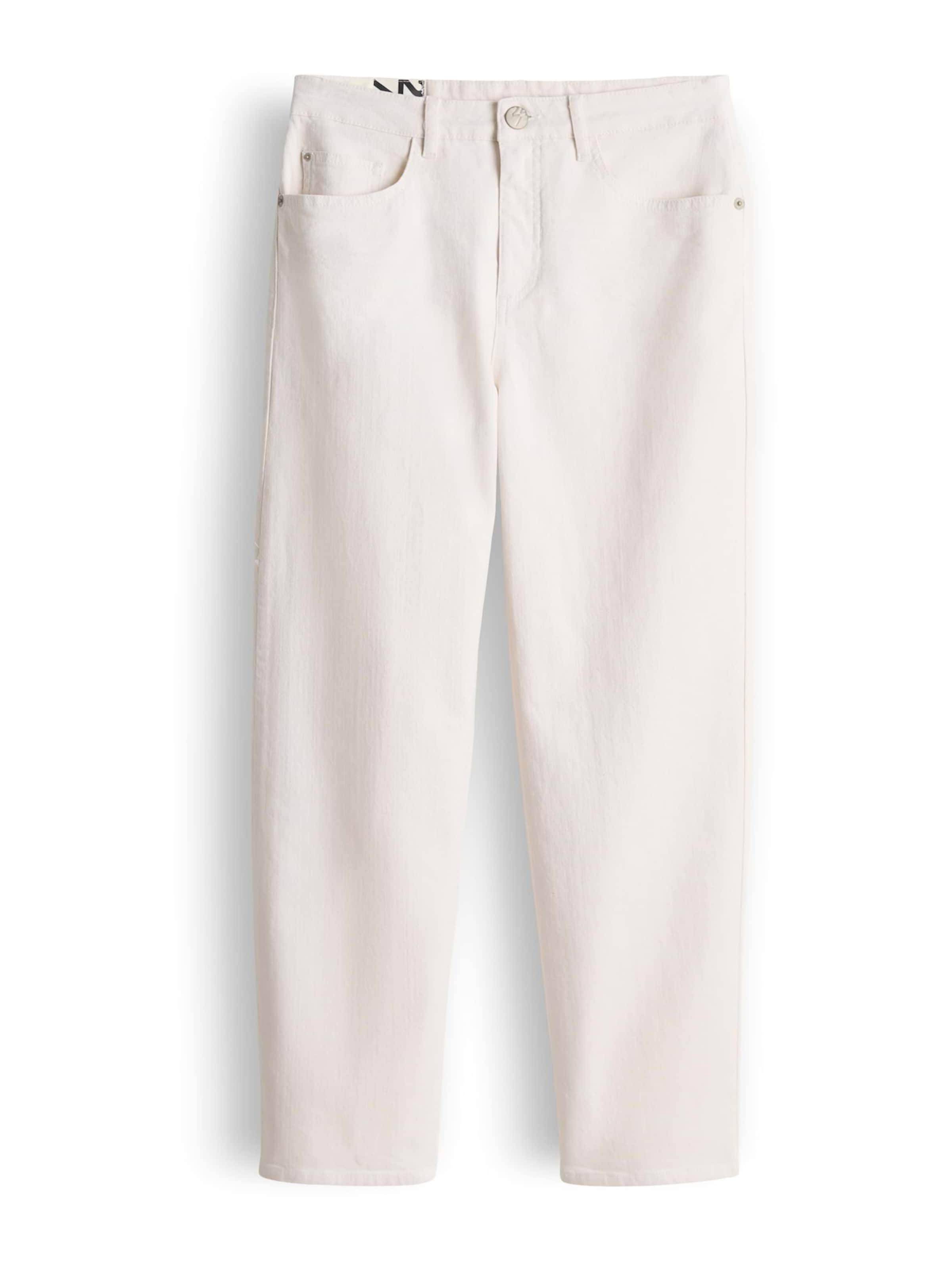 OPUS Normální Džíny 'Minah' – bílá: přední strana