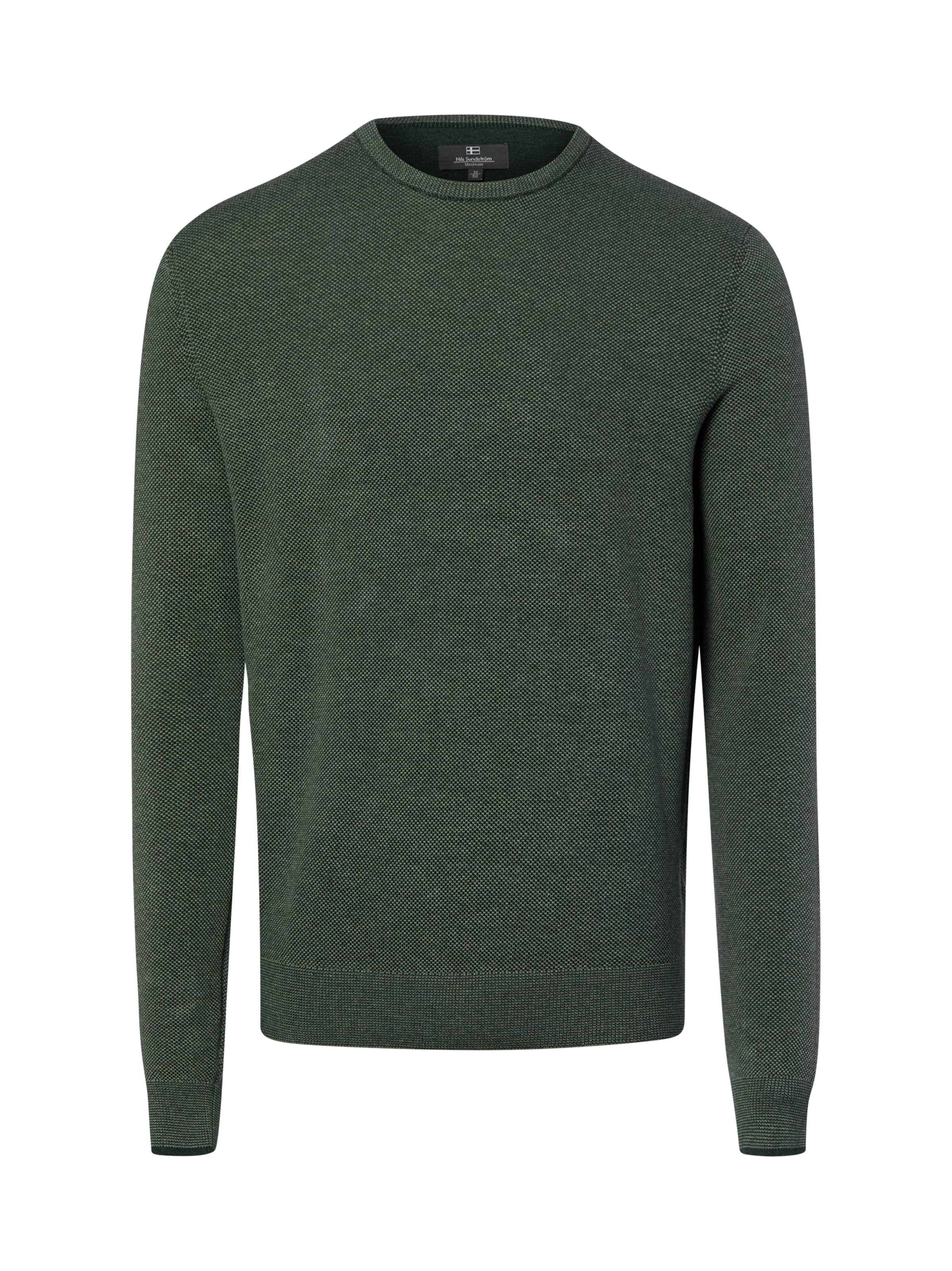 Pull-over Nils Sundström en vert : devant