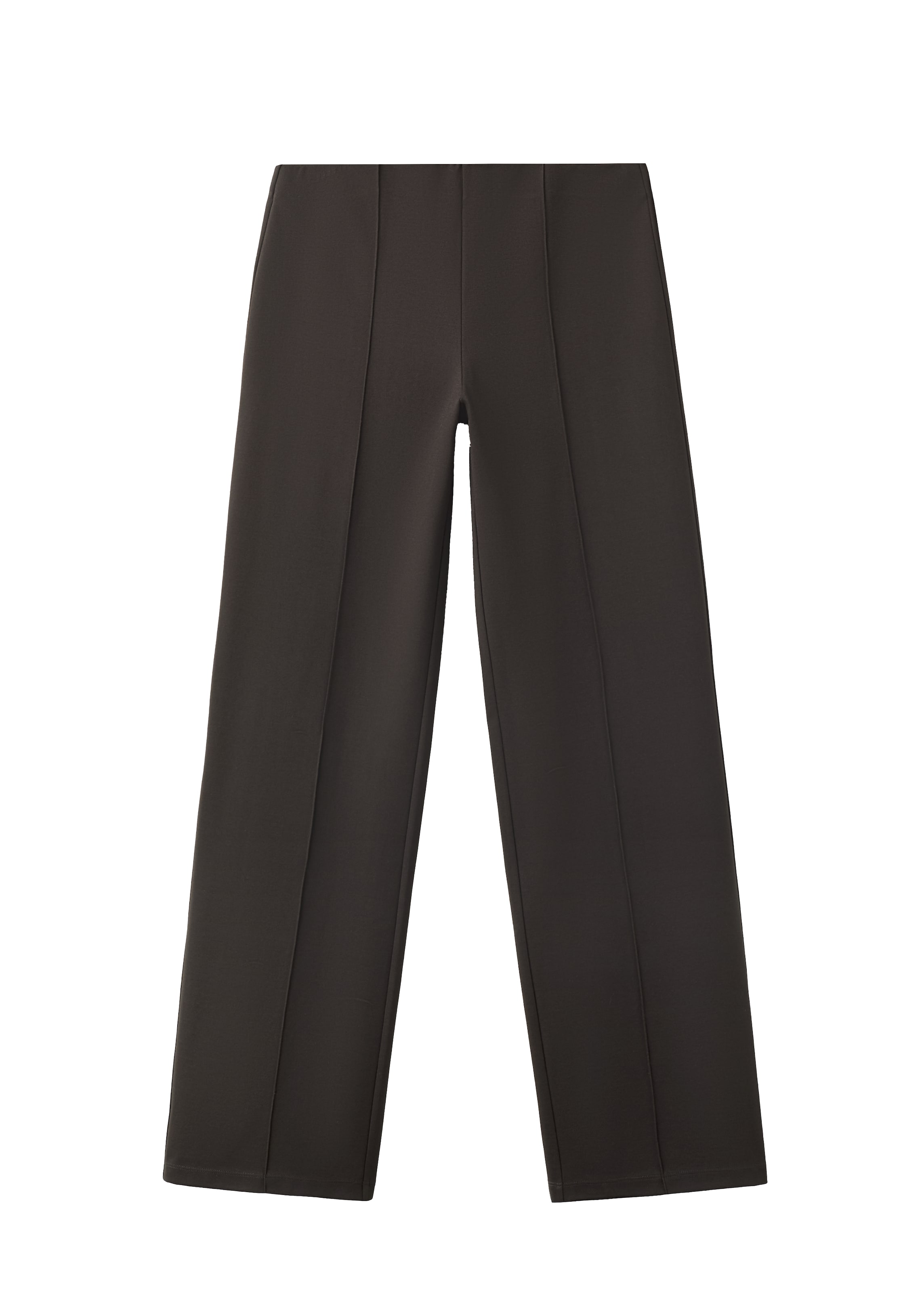 MANGO - Loosefit Pantalón 'BRIN' en marrón: frente