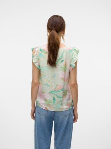 VERO MODA Bluzka 'VMJOSIE' w kolorze zielony