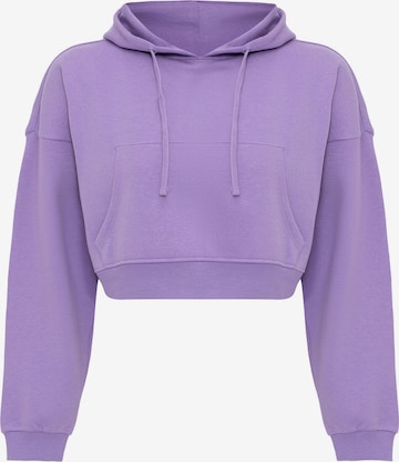 Jacey Quinn Sweatshirt in Lila: Vorderseite