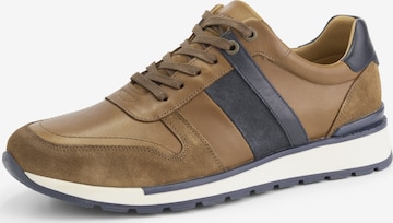 Travelin Sneakers laag 'Brixworth ' in Bruin: voorkant