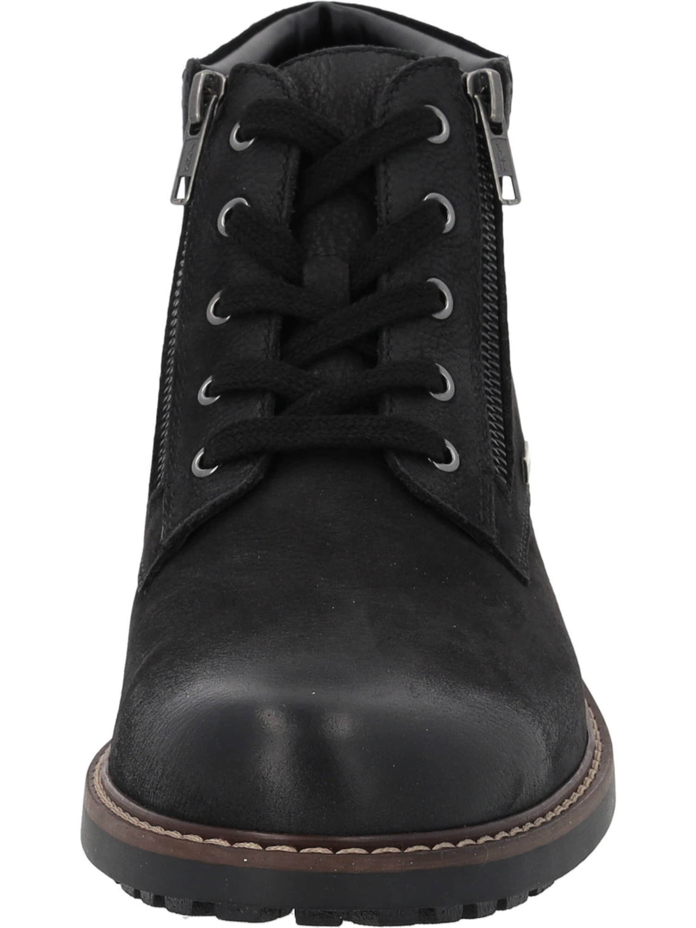 Bottines à lacets 'Frannik' Palado en noir