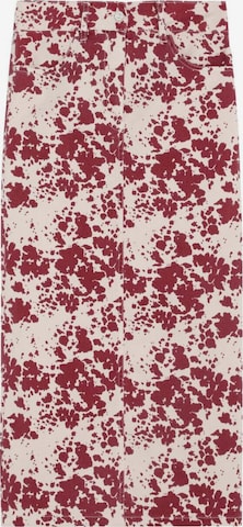 raudona Scalpers Sijonas: priekis