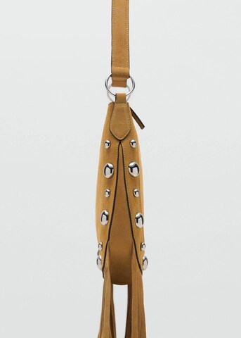 MANGO Shoulder Bag 'G-Gari' in Yellow