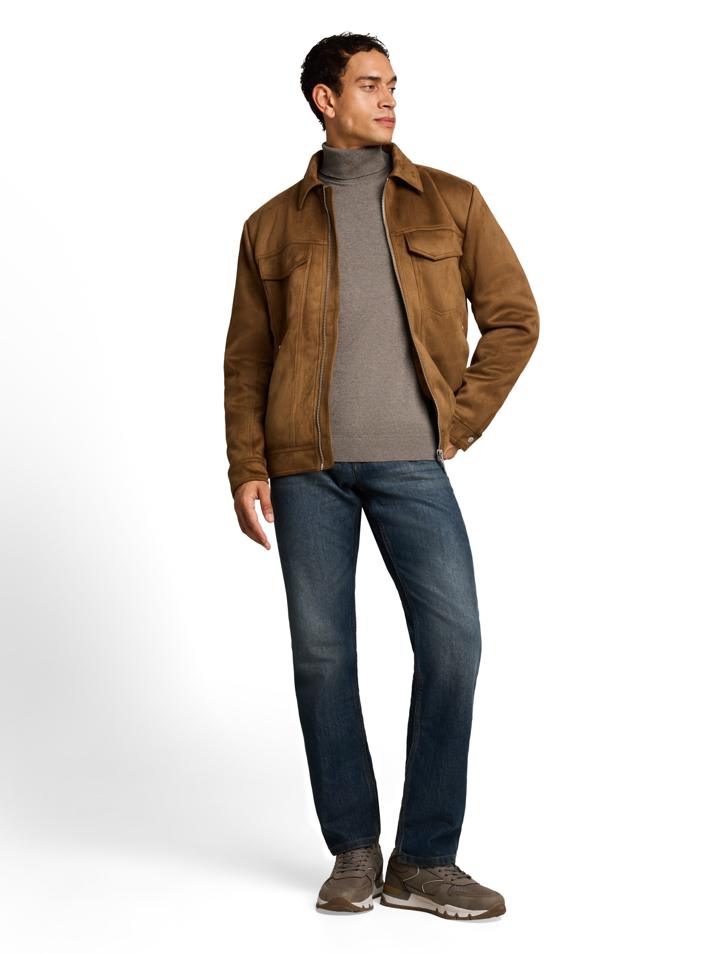 TOM TAILOR Pullover in Grau