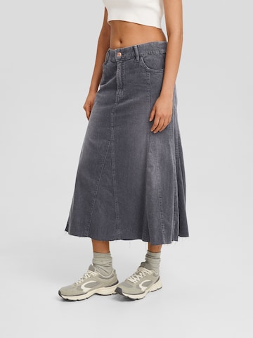 Bershka Skirt in Grey