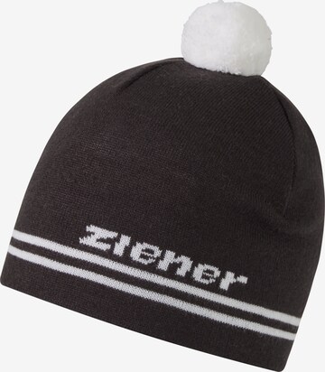 ZIENER Athletic Hat 'IMHAN' in Black: front