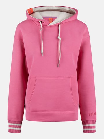 salzhaut Sweatshirt 'Verdaddert' in Roze