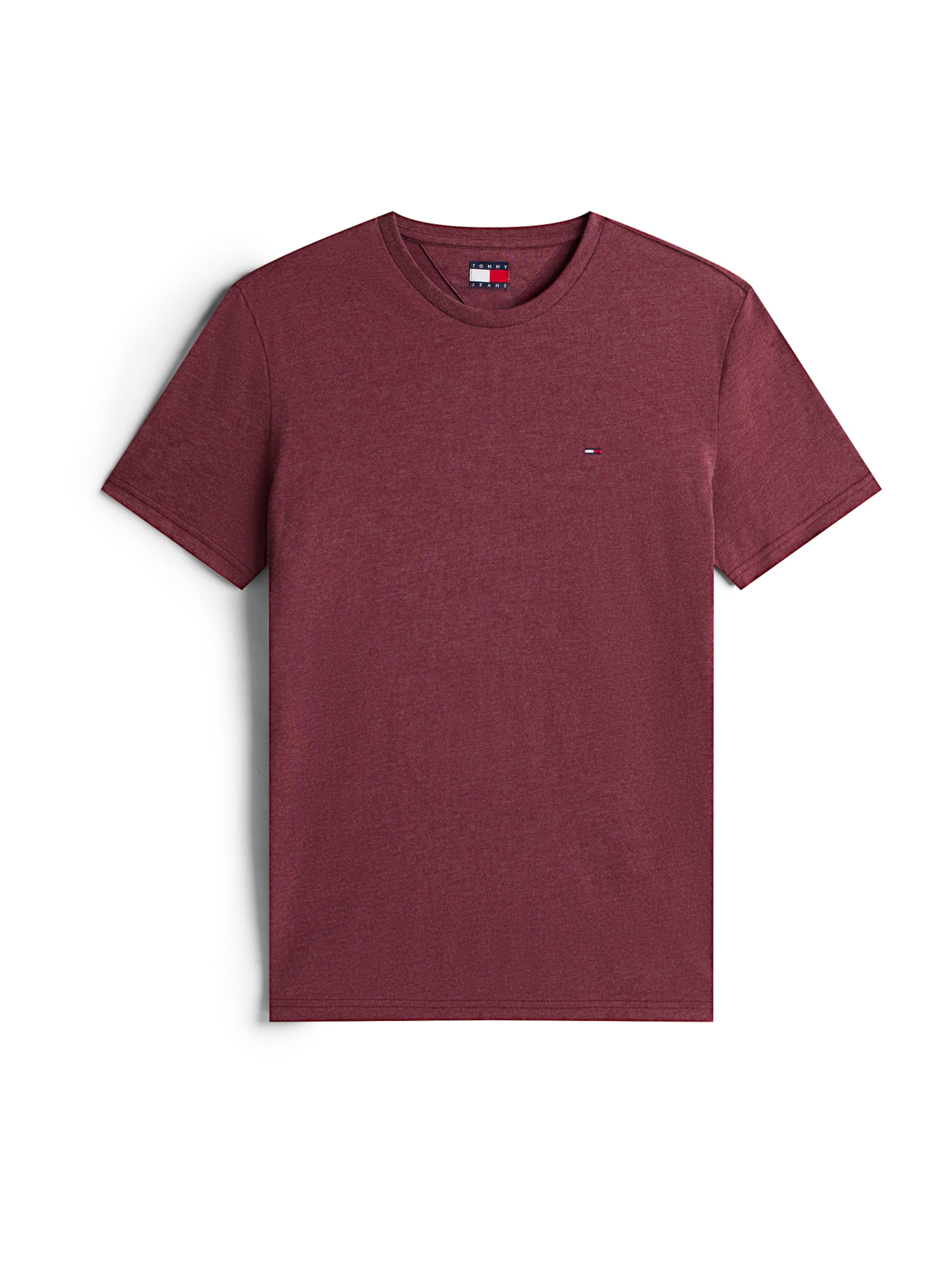 T-Shirt 'JASPE' Tommy Jeans en rouge : devant