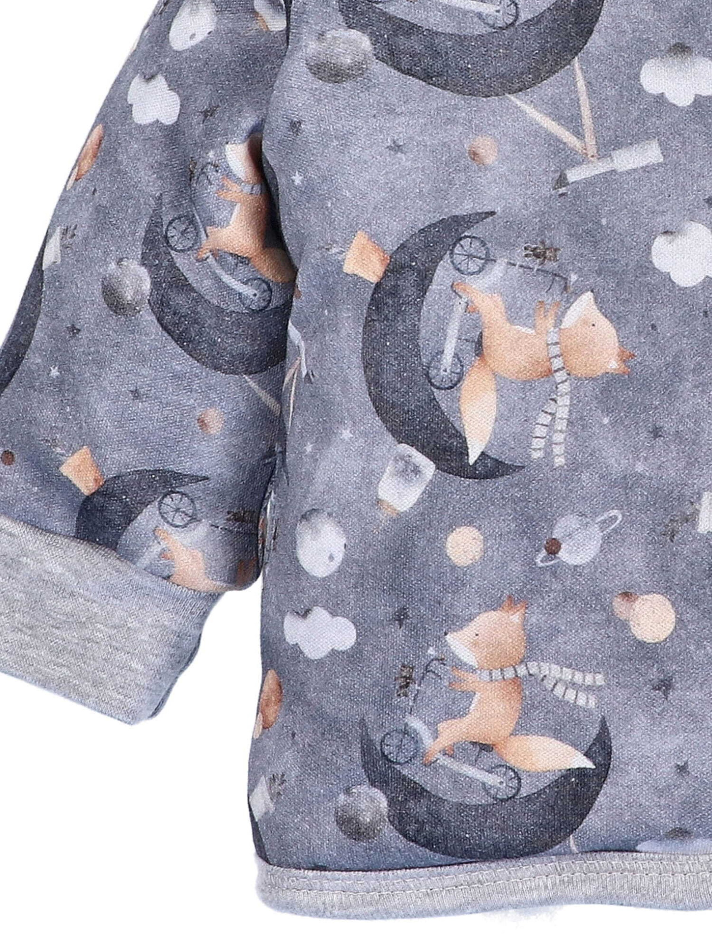 NINI Sweatvest 'Fuchs' in Grijs