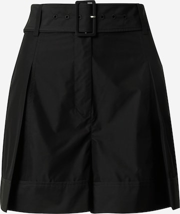 3.1 Phillip Lim Wide Leg Shorts in Schwarz: predná strana