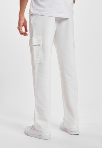 DEF Regular Cargo trousers 'Ice' in White