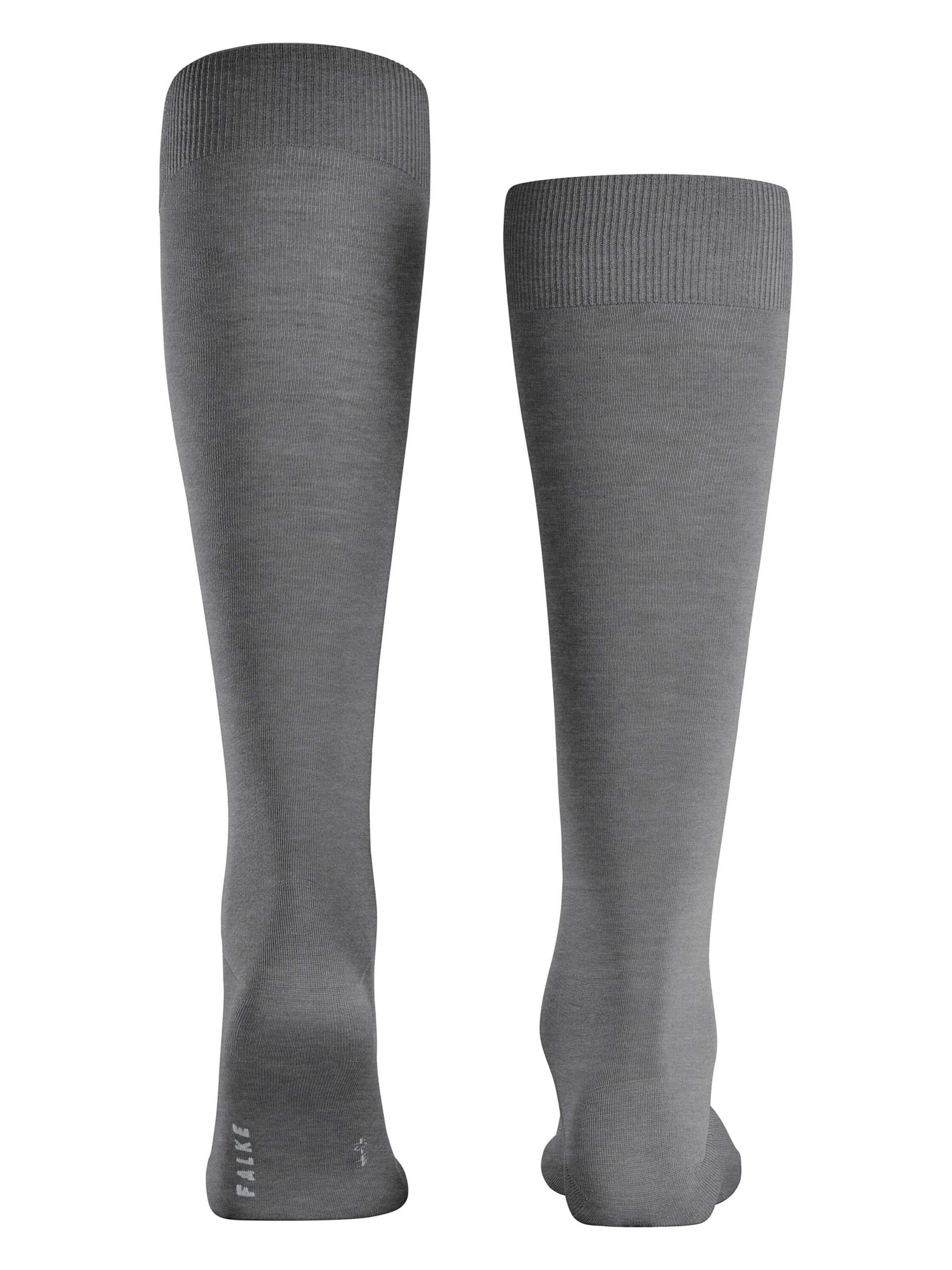 FALKE Knee High Socks 'ClimaWool' in Grey