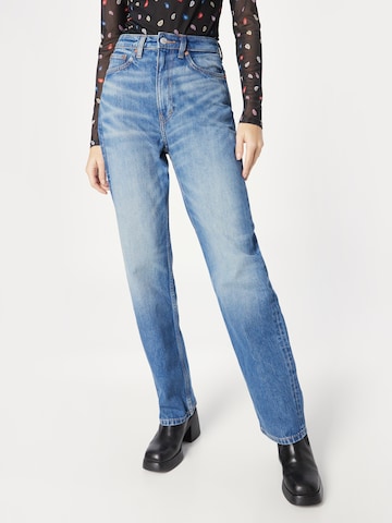 WEEKDAY Loosefit Jeans 'Rowe' in Blauw: voorkant