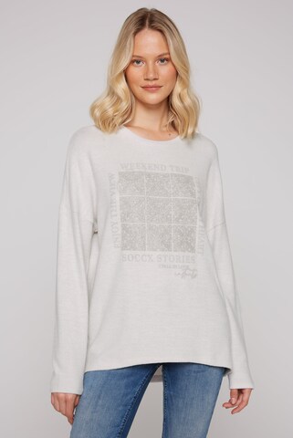 Soccx Sweater in Beige: front