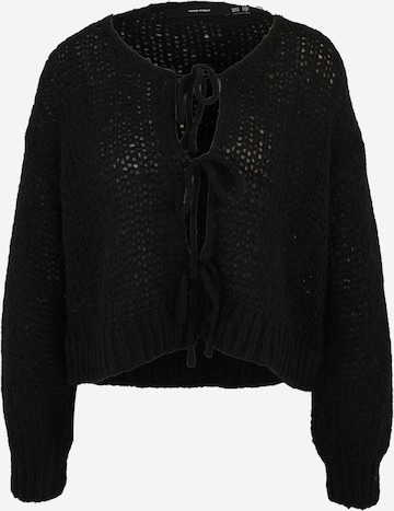 melns Vero Moda Petite Adīta jaka 'VMALOA': no priekšpuses