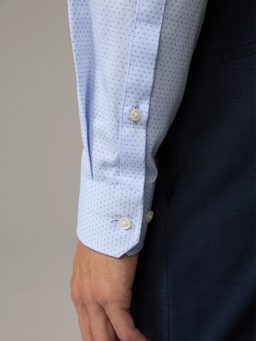 STRELLSON Slim fit Overhemd ' Stan ' in Blauw