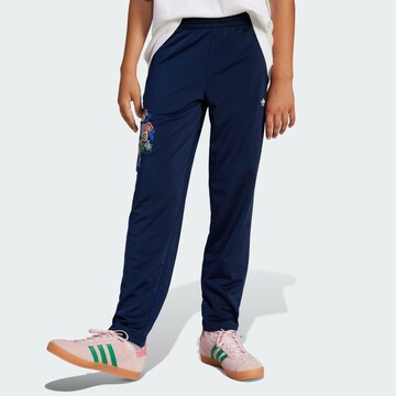 ADIDAS ORIGINALS Regular Broek 'Adidas Originals x Liberty London Firebird' in Blauw: voorkant
