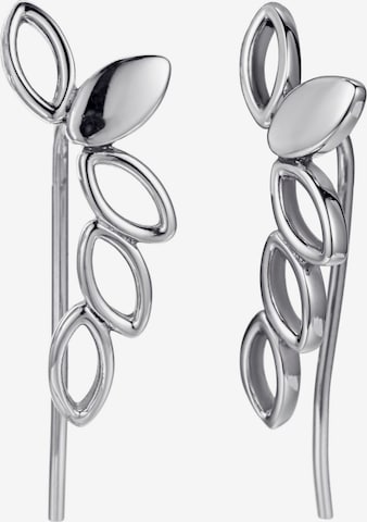 Kingka Earrings in Silver: front