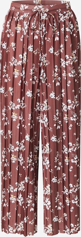 ABOUT YOU Брюки со складками 'Viviana' в Коричневый: спереди