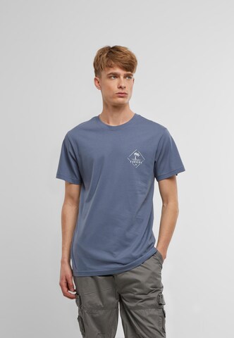 T-Shirt 'Lompoc' Forvert en bleu