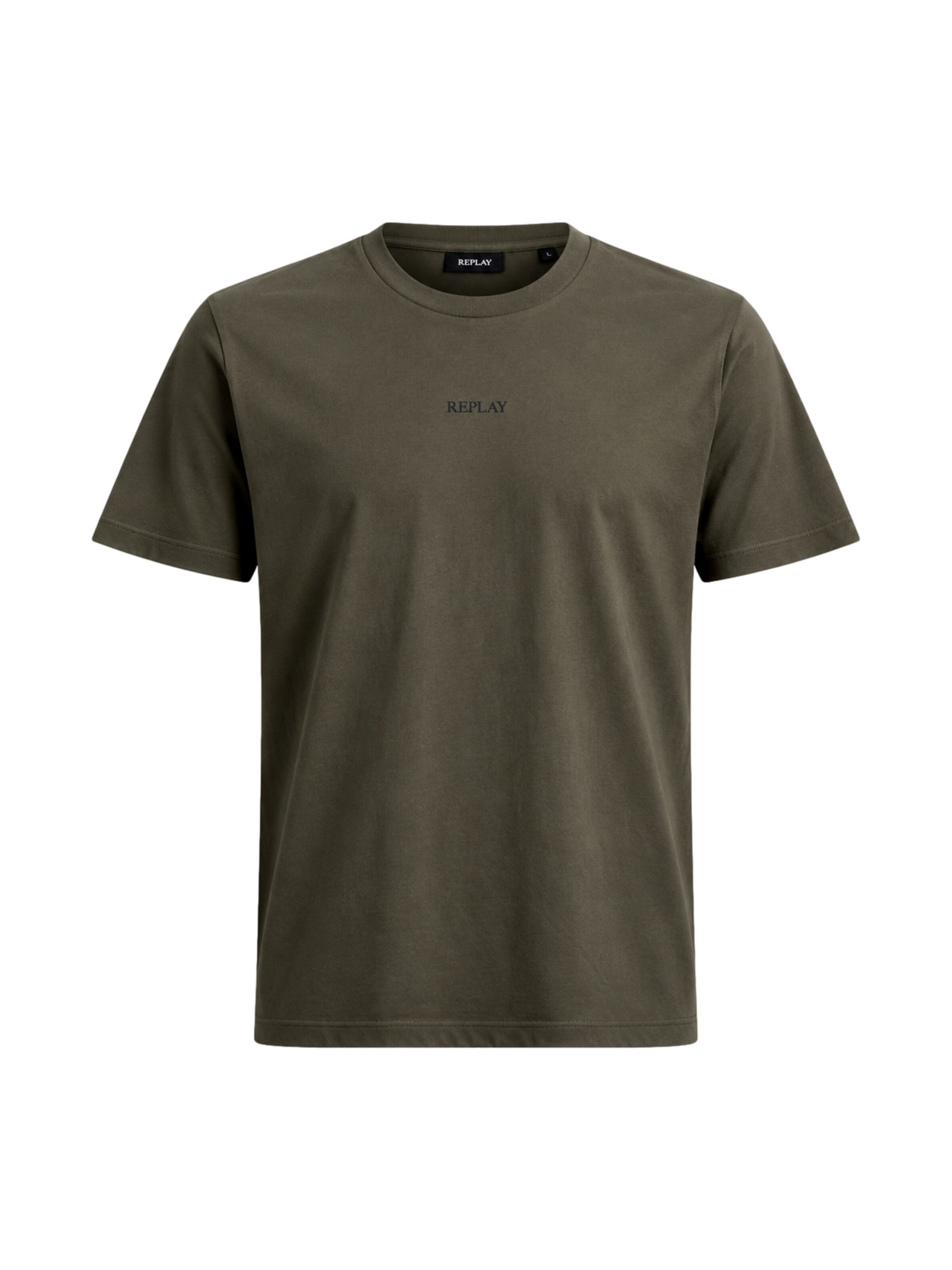 REPLAY Shirt in Groen: voorkant