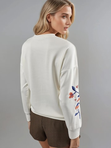 Sweat-shirt Hiccup en blanc