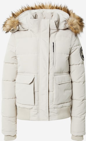 Superdry Zimska jakna 'Everest' | siva barva: sprednja stran