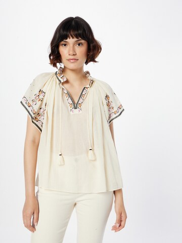 Vanessa Bruno - Blusa 'VALENTIN' em bege: frente