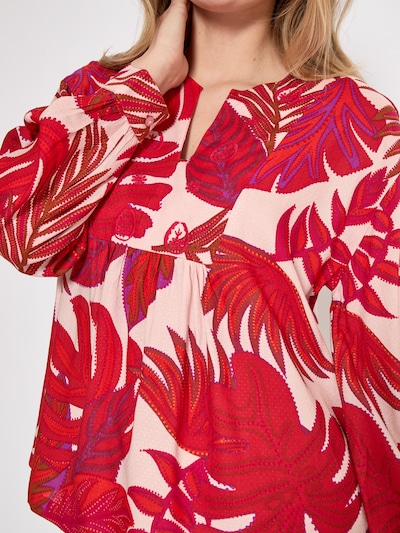 Peppercorn Blouse 'Tilly' in Purple / Red / Bordeaux / White, Item view