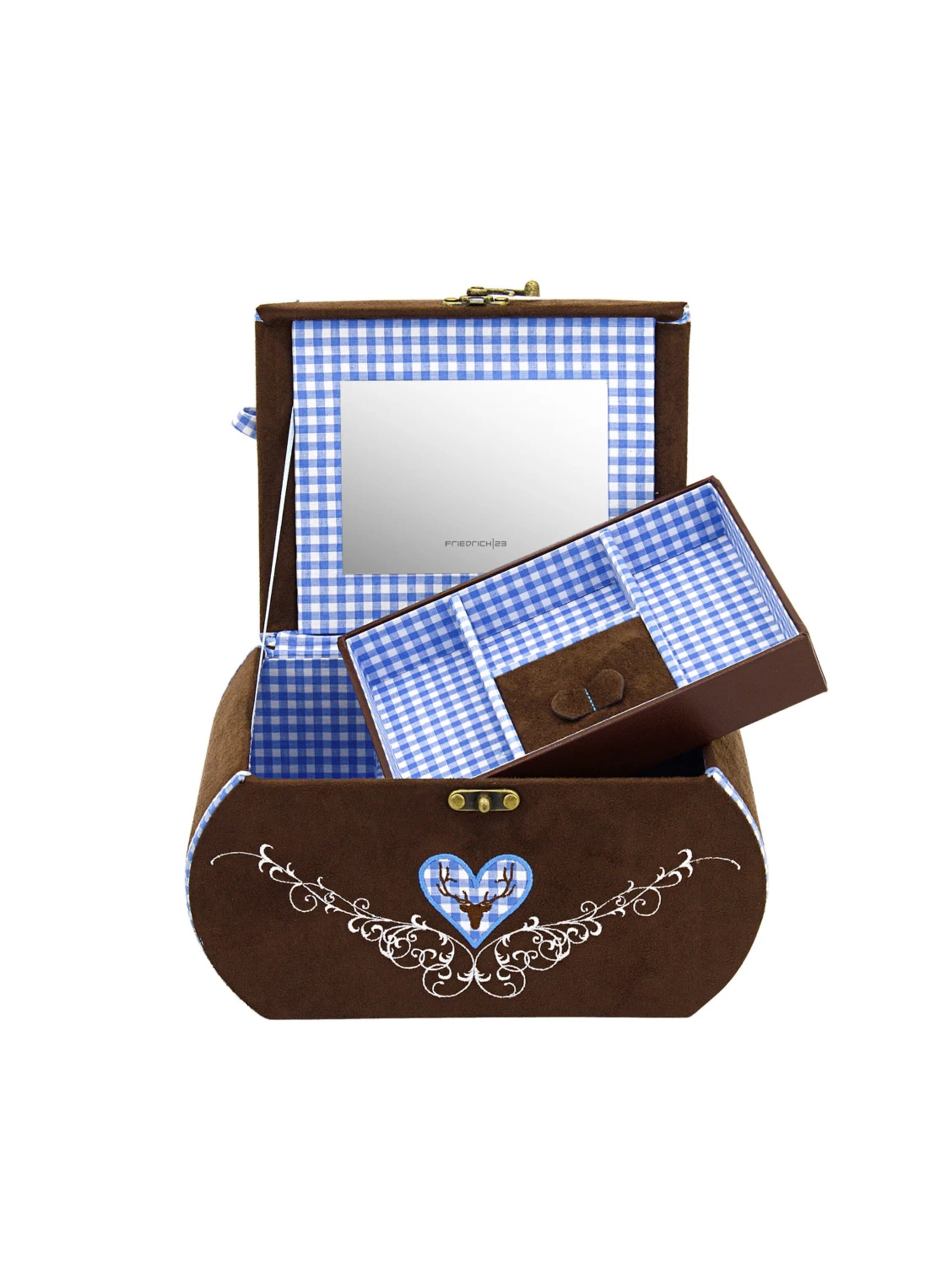 Friedrich23 Etui 'BAVARIA Schmuckkasten'‌‌‌‌‌‌‌‌‌‌ in Blau