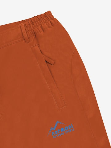 Regular Pantalon d'extérieur 'Deltana' normani en orange
