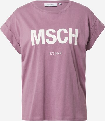 T-shirt 'Alva' MSCH COPENHAGEN en violet : devant