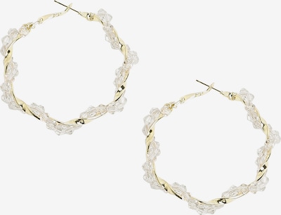 SOHI Auskari ' Lakhmi ', krāsa - Zelts / balts, Preces skats