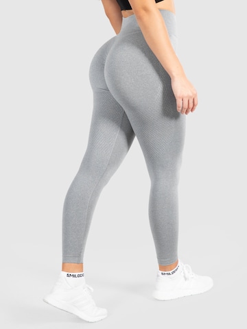 Skinny Pantalon de sport 'Amaze Scrunch' Smilodox en gris