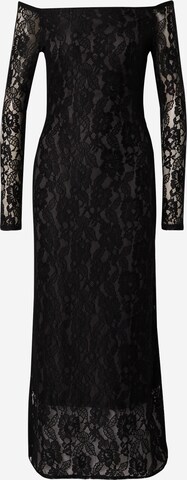 TOPSHOP Evening Dress in Black: front