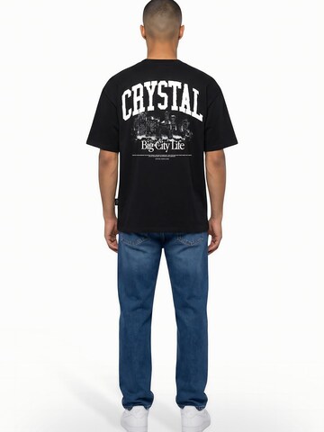 Crystal Paris Shirt 'Big City' in Zwart
