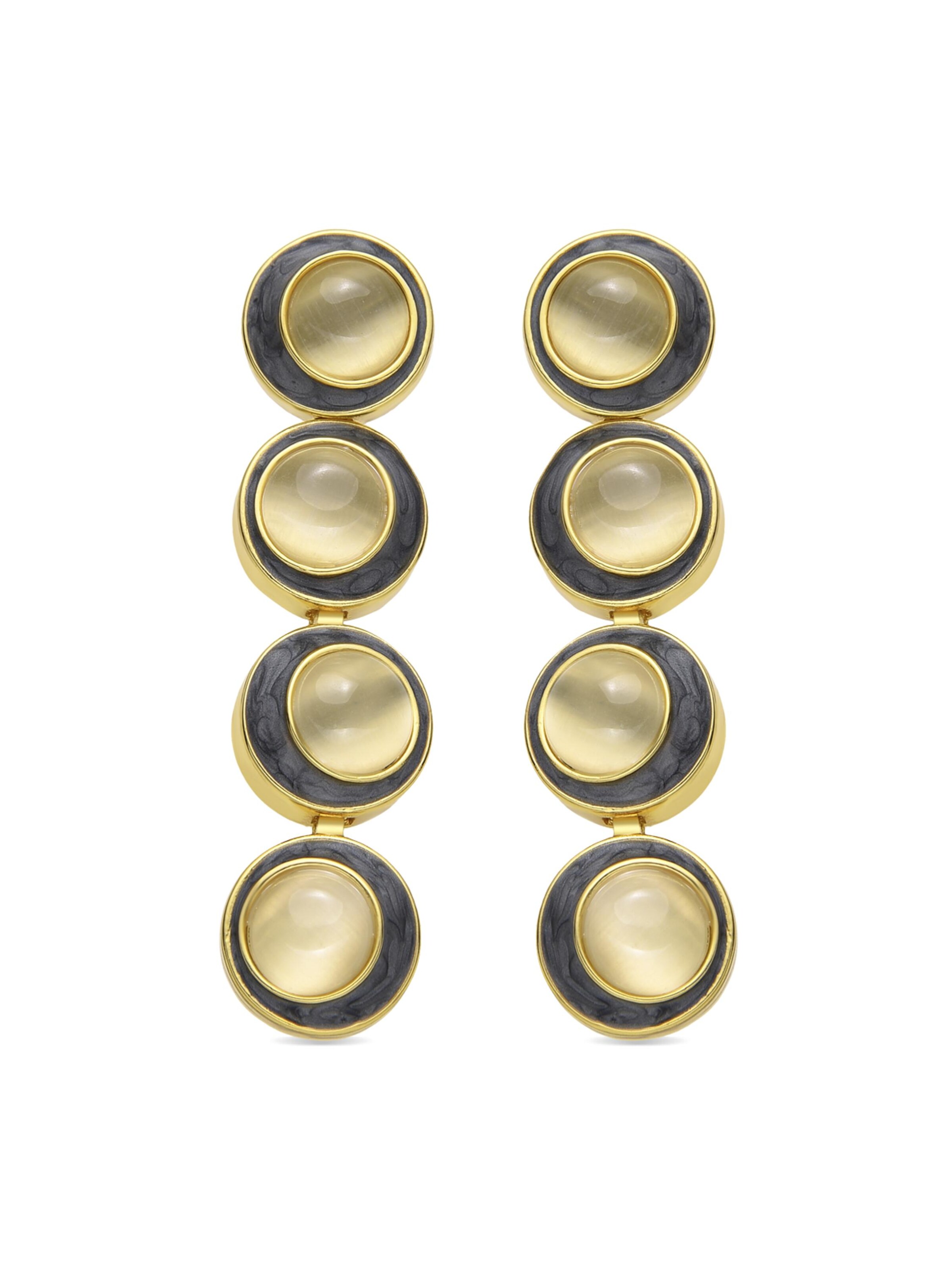 Luxenter Oorbellen 'NAWIL' in One Size in de kleur Goud, Productweergave
