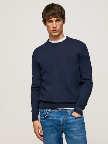 Pepe Jeans Пуловер 'Andre' в синьо: отпред