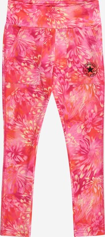 CONVERSE Skinny Leggings in Roze: voorkant