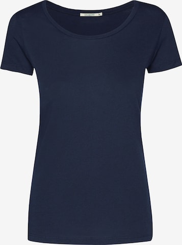 Maglietta 'Basic Loves' di GREENBOMB in blu: frontale