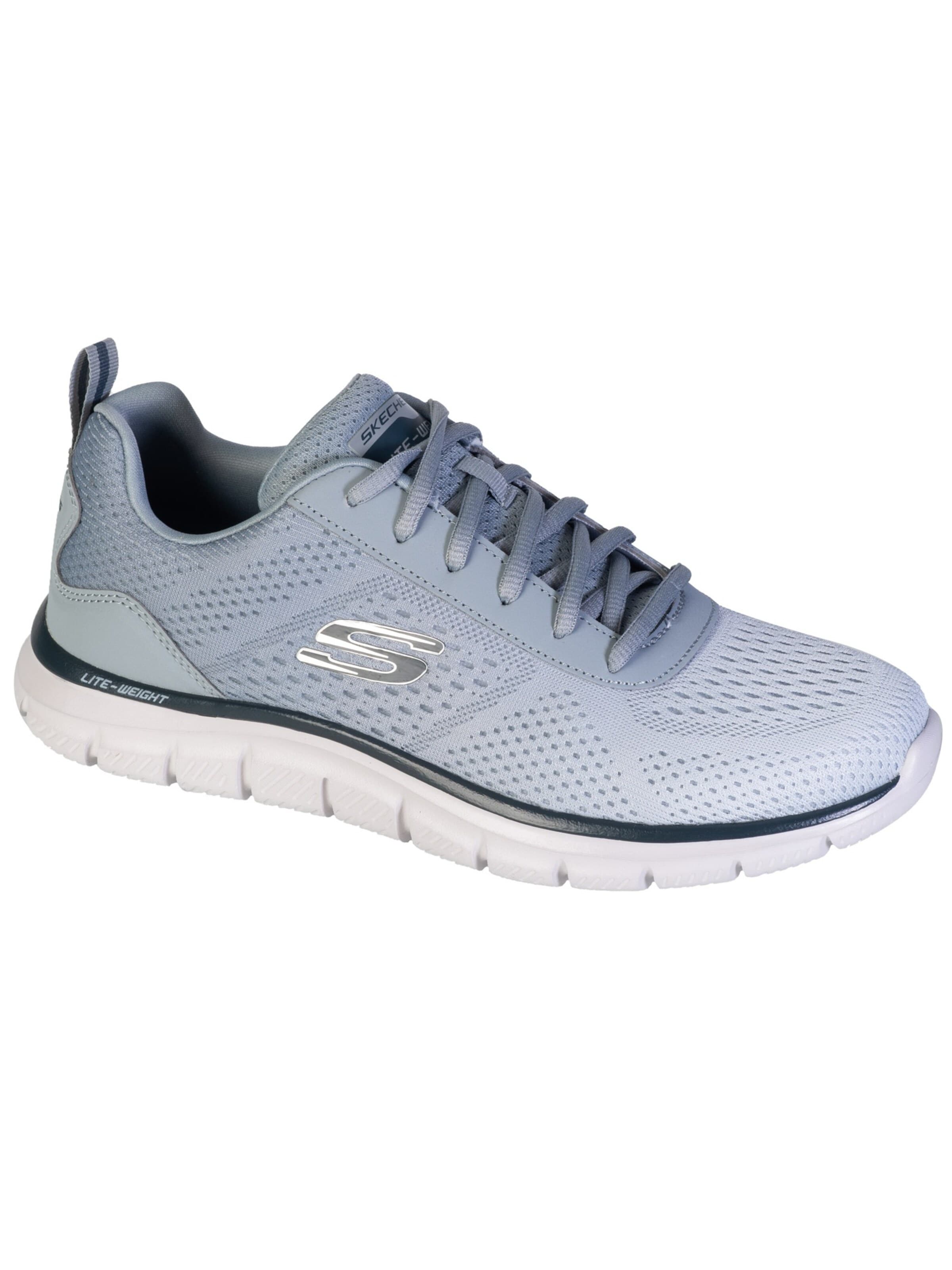 SKECHERS Sneakers 'Track - Ripkent' in Grey: front