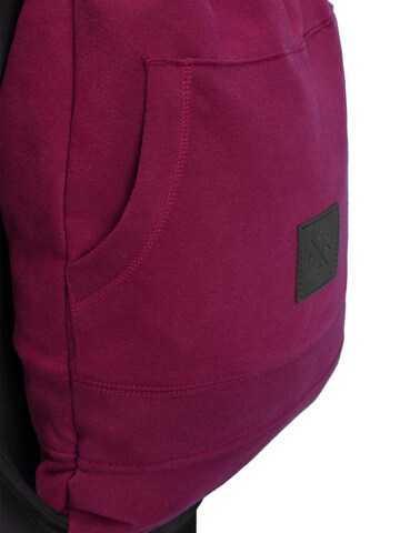 Manufaktur13 Athletic Gym Bag 'Hoodie' in Red