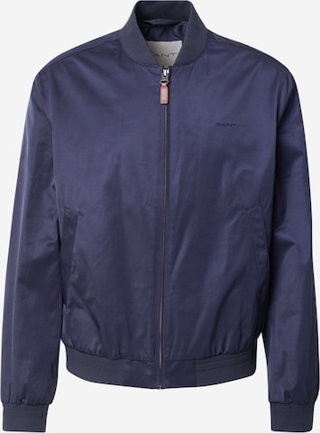 GANT Φθινοπωρινό και ανοιξιάτικο μπουφάν σε μπλε: μπροστά