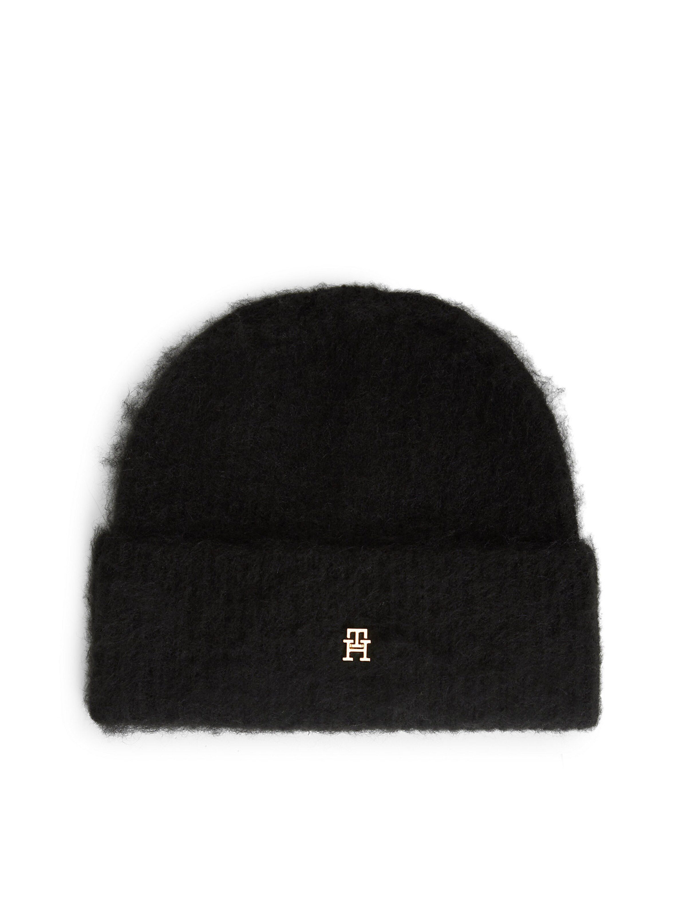 TOMMY HILFIGER Mütze 'Elevated Chic' in Schwarz: Vorderseite